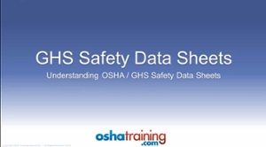 OSHA GHS training